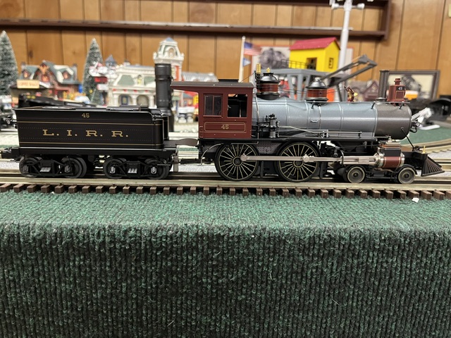 MTH Premier Long Island 4-4-0 American Steam Engine #45 w/Proto-Sound 3.0 (70” Hi-Rail Wheels) 20-30103-1