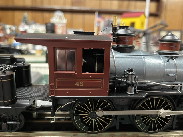 MTH Premier Long Island 4-4-0 American Steam Engine #45 w/Proto-Sound 3.0 (70” Hi-Rail Wheels) 20-30103-1 - Image 2