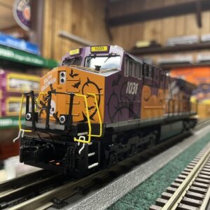 MTH - RailKing ES44AC Imperial Diesel O Gauge RailKing Halloween ES44AC Imperial Diesel Engine With Proto-Sound 3.0 30-21385-1